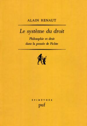 Cover of the book Le système du droit by Jean-Luc Marion