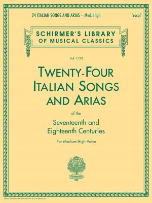 Cover of the book 24 Italian Songs & Arias - Medium High Voice (Book only) by Johann Sebastian Bach