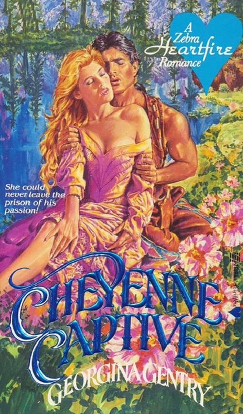 Cover of the book Cheyenne Captive by Georgina Gentry, Zebra Books
