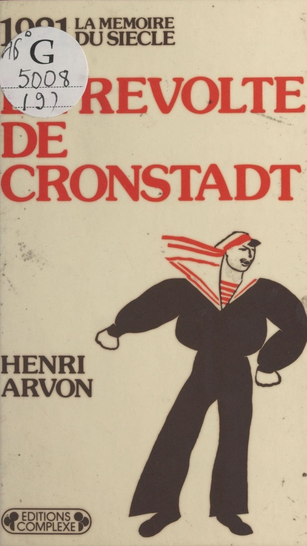 Big bigCover of 1921 : La Révolte de Cronstadt