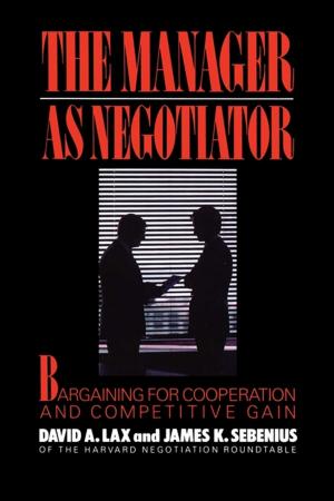 Book cover of Manager as Negotiator