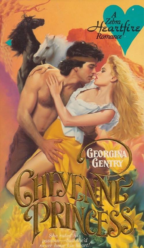 Cover of the book Cheyenne Princess by Georgina Gentry, Zebra Books