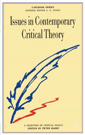 Cover of the book Issues in Contemporary Critical Theory by Elaine Unterhalter, Vincent Carpentier