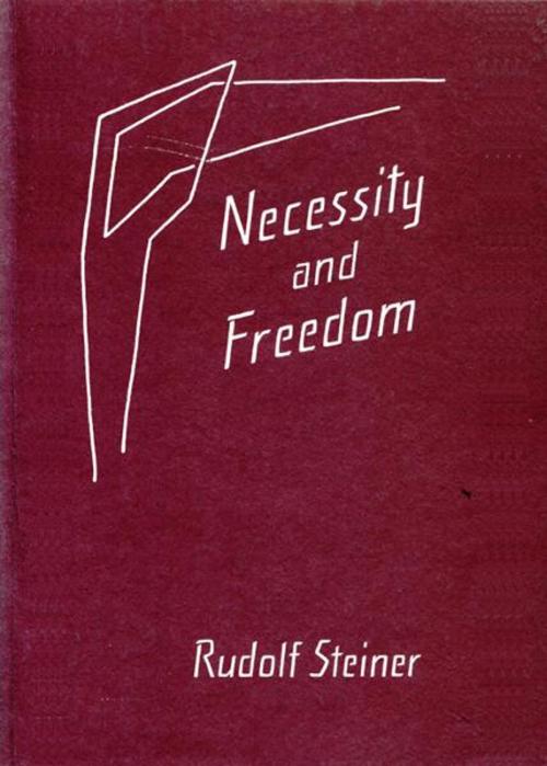 Cover of the book Necessity and Freedom by Rudolf Steiner, Steinerbooks
