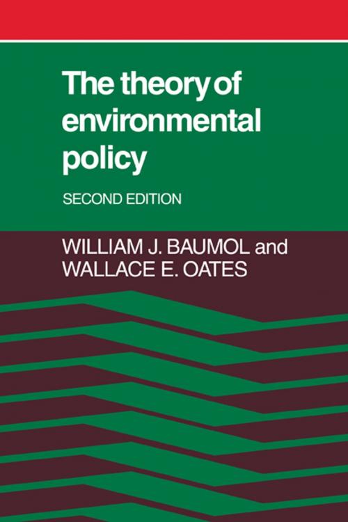 Cover of the book The Theory of Environmental Policy by William J. Baumol, Wallace E. Oates, Cambridge University Press