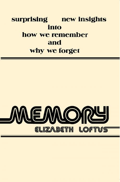 Cover of the book Memory by Elizabeth F. Loftus, Rowman & Littlefield Publishers