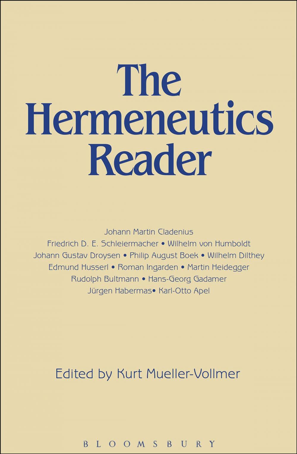 Big bigCover of Hermeneutics Reader