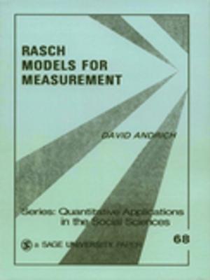 Cover of the book Rasch Models for Measurement by Emmy van Deurzen, Mr Raymond Kenward
