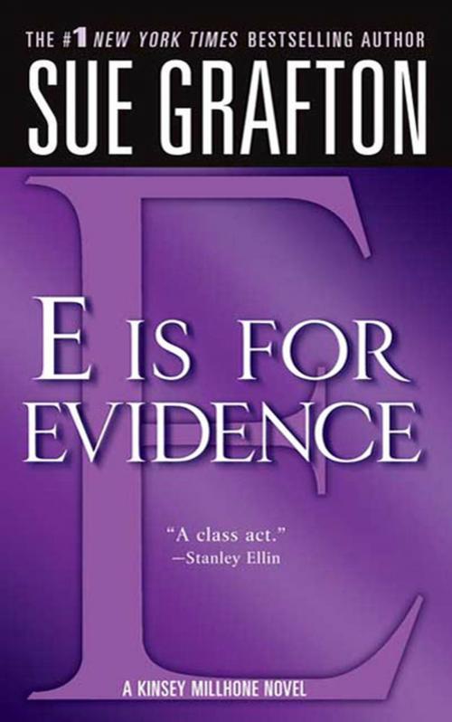Cover of the book "E" is for Evidence by Sue Grafton, Henry Holt and Co.