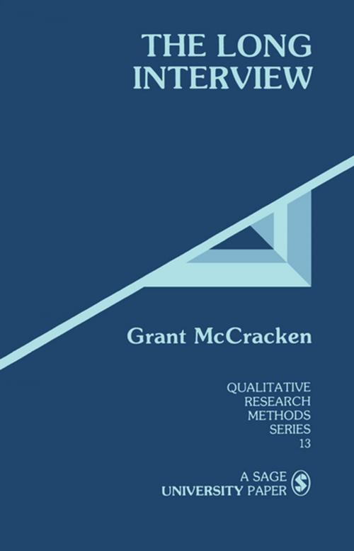 Cover of the book The Long Interview by Dr. Grant McCracken, SAGE Publications