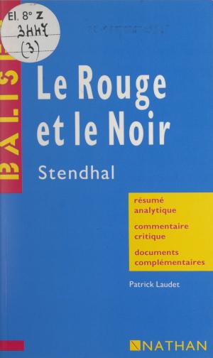 Cover of the book Le rouge et le noir by Claude Coulais, Raymond Barre