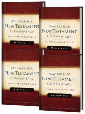 Cover of the book Matthew 1-28 MacArthur New Testament Commentary Four Volume Set by Jared C. Wilson, Jason G. Duesing, Matthew Barrett, Owen Strachan