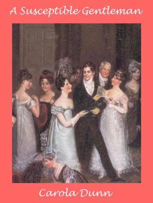 Cover of the book A Susceptible Gentleman by Carola Dunn, Belgrave House