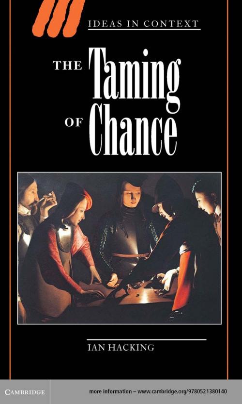 Cover of the book The Taming of Chance by Ian Hacking, Cambridge University Press