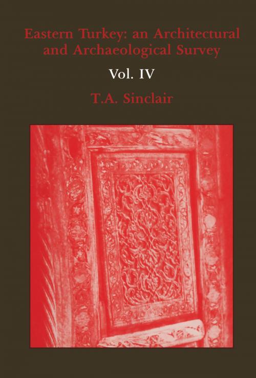 Cover of the book Eastern Turkey by T.A. Sinclair, Pindar Press