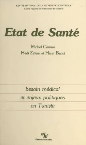 Cover of the book État de santé : besoin médical et enjeux politiques en Tunisie by Tom Bevan, Carl M. Cannon