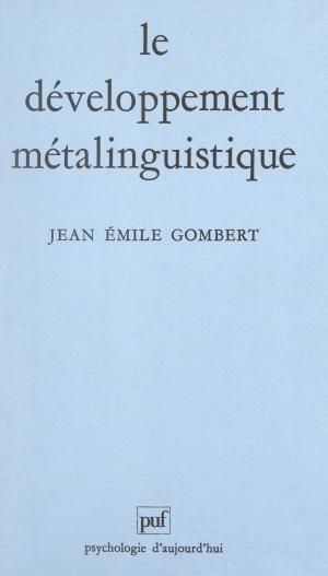 Book cover of Le développement métalinguistique