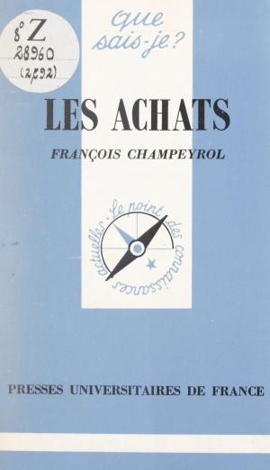 Cover of the book Les achats by Patrick Boulte, Georges Balandier
