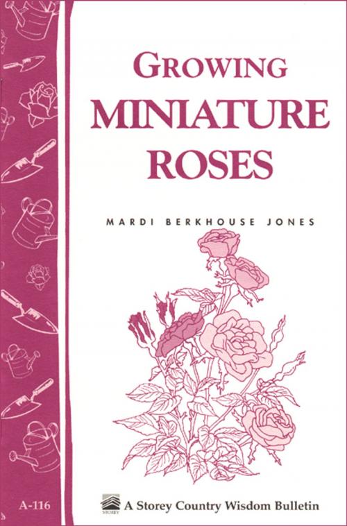 Cover of the book Growing Miniature Roses by Mardi Berkhouse Jones, Storey Publishing, LLC
