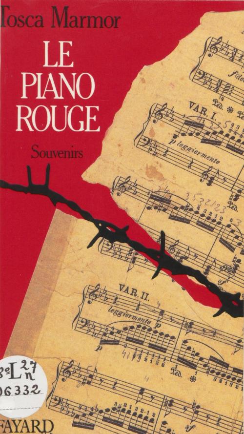 Cover of the book Le piano rouge by Tosca Marmor, Frédéric Lenoir, Fayard (réédition numérique FeniXX)