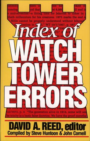 Cover of the book Index of Watchtower Errors 1879 to 1989 by Stefana Dan Laing, D. H. Williams