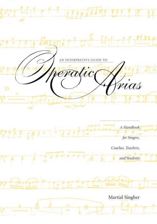 Cover of the book An Interpretive Guide to Operatic Arias by Martial Singher, Penn State University Press