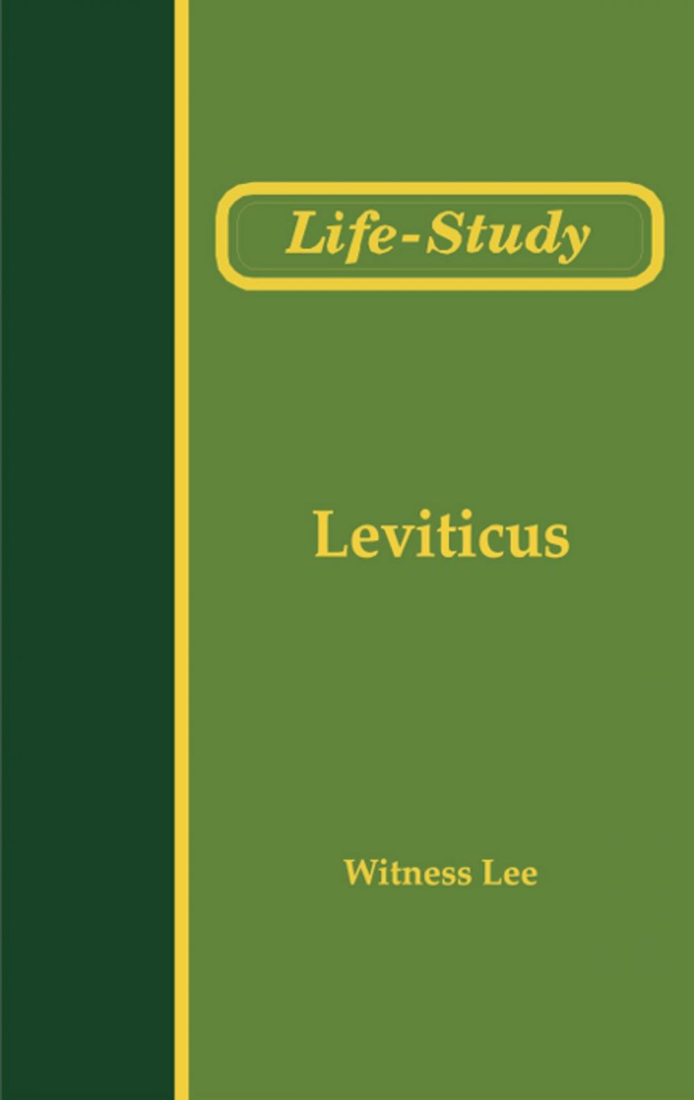 Big bigCover of Life-Study of Leviticus