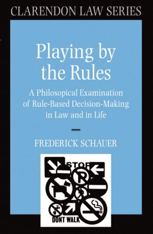 Cover of the book Playing by the Rules by 