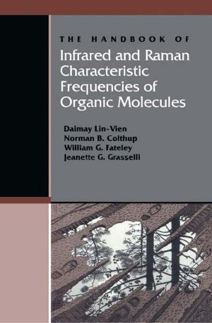 Cover of the book The Handbook of Infrared and Raman Characteristic Frequencies of Organic Molecules by Mehrdad Mehdizadeh
