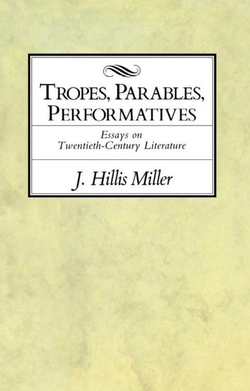 Cover of the book Tropes, Parables, and Performatives by J. Hillis Miller, Duke University Press