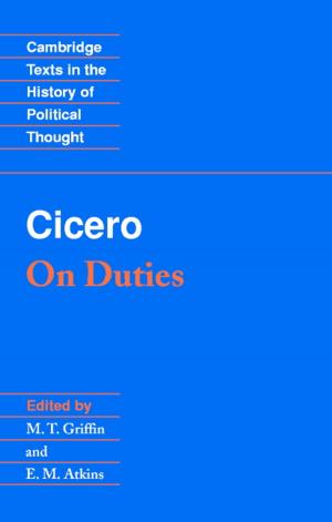 Cover of the book Cicero: On Duties by H. G. Adler, Amy Loewenhaar-Blauweiss, Jeremy Adler, Benton Arnovitz
