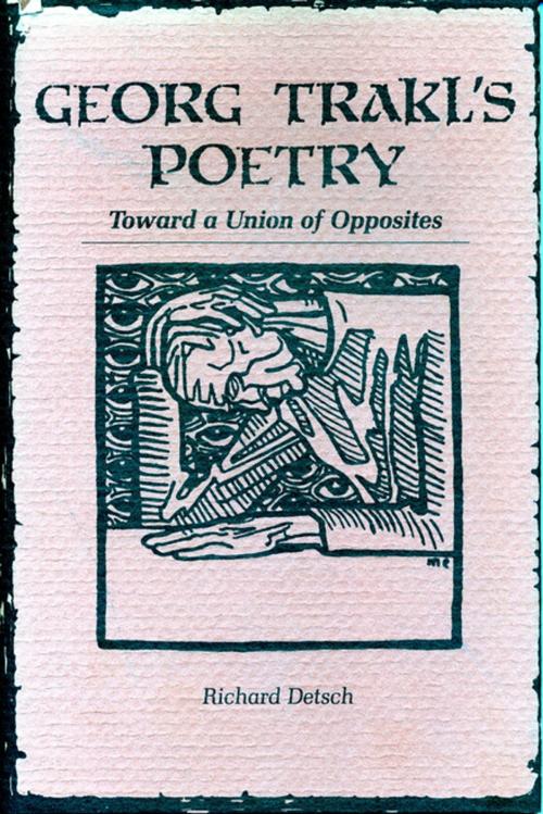 Cover of the book Georg Trakl's Poetry by Richard Detsch, Penn State University Press