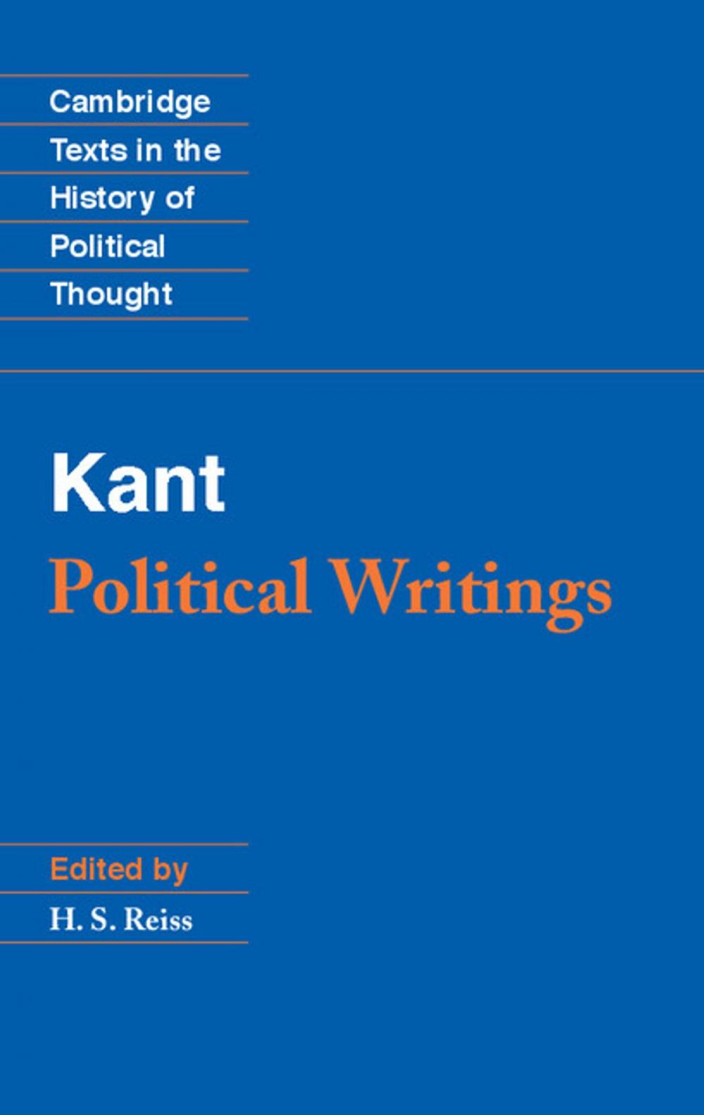 Big bigCover of Kant: Political Writings