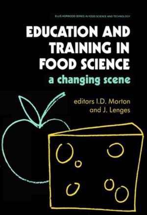 Cover of the book Education and Training in Food Science by D.G. Valdron