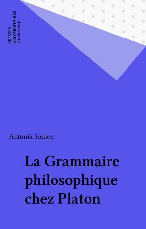 Cover of the book La Grammaire philosophique chez Platon by André Picot