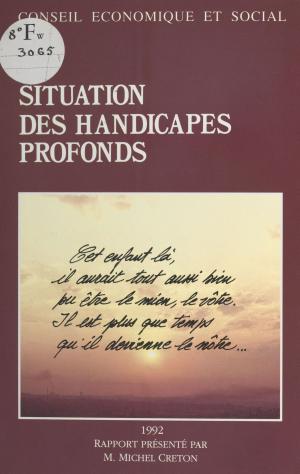 Cover of the book La Situation des handicapés profonds by Albert Severyns, Georges Dumézil