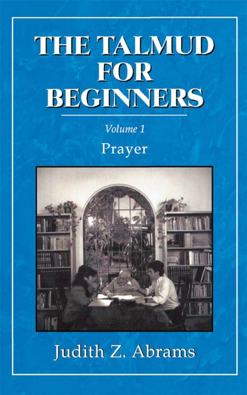 Cover of the book The Talmud for Beginners by Judith Z. Abrams, Jason Aronson, Inc.