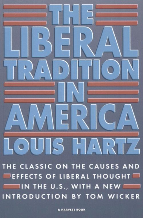 Cover of the book The Liberal Tradition in America by Louis Hartz, Houghton Mifflin Harcourt