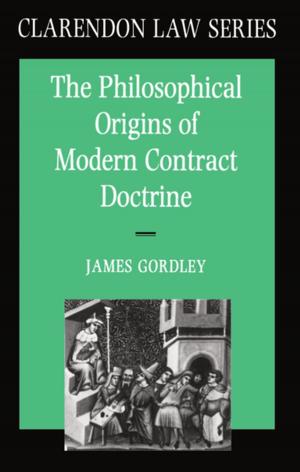 Cover of the book The Philosophical Origins of Modern Contract Doctrine by 