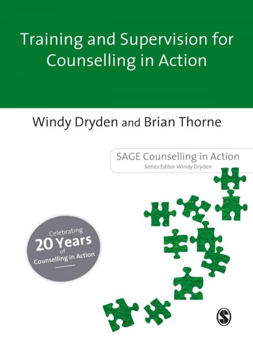 Cover of the book Training and Supervision for Counselling in Action by , SAGE Publications