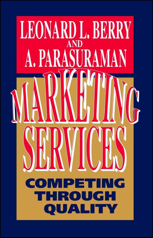 Cover of the book Marketing Services by Leonard L. Berry, Free Press
