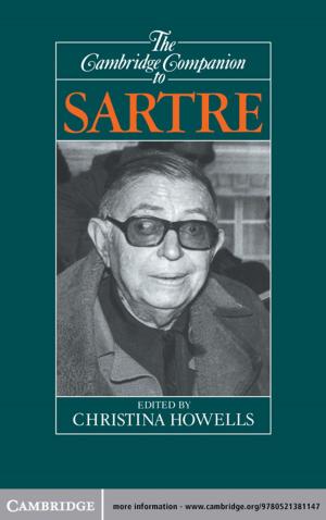 Cover of the book The Cambridge Companion to Sartre by G. J. Tallents