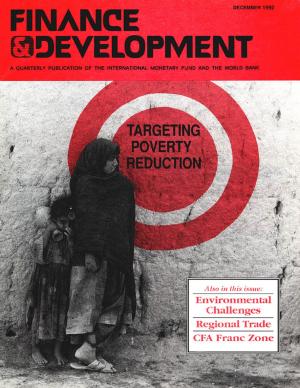 Cover of the book Finance & Development, December 1992 by Israel Fainboim Yaker, Sailendra Pattanayak