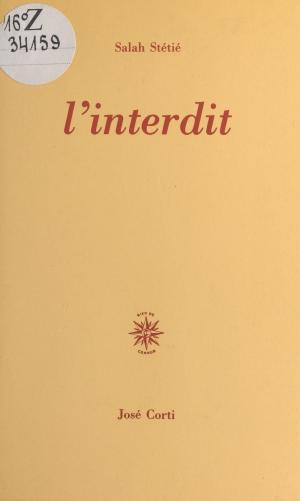 Cover of the book L'interdit by Yves Stourdzé