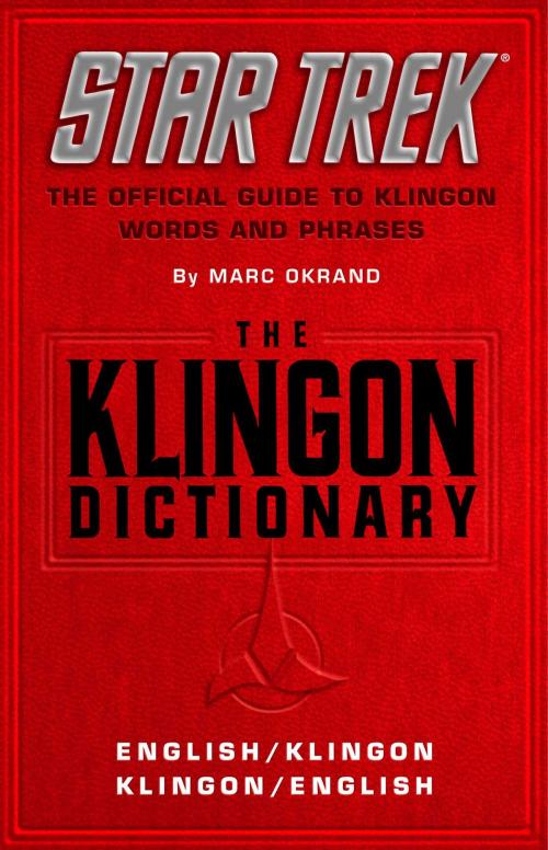 Cover of the book The Klingon Dictionary by Marc Okrand, Pocket Books/Star Trek