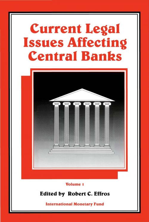 Cover of the book Current Legal Issues Affecting Central Banks, Volume I by , INTERNATIONAL MONETARY FUND