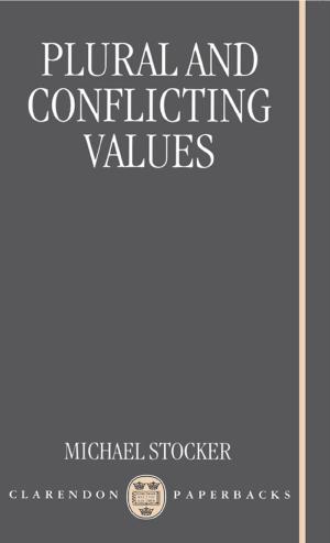 Cover of the book Plural and Conflicting Values by 