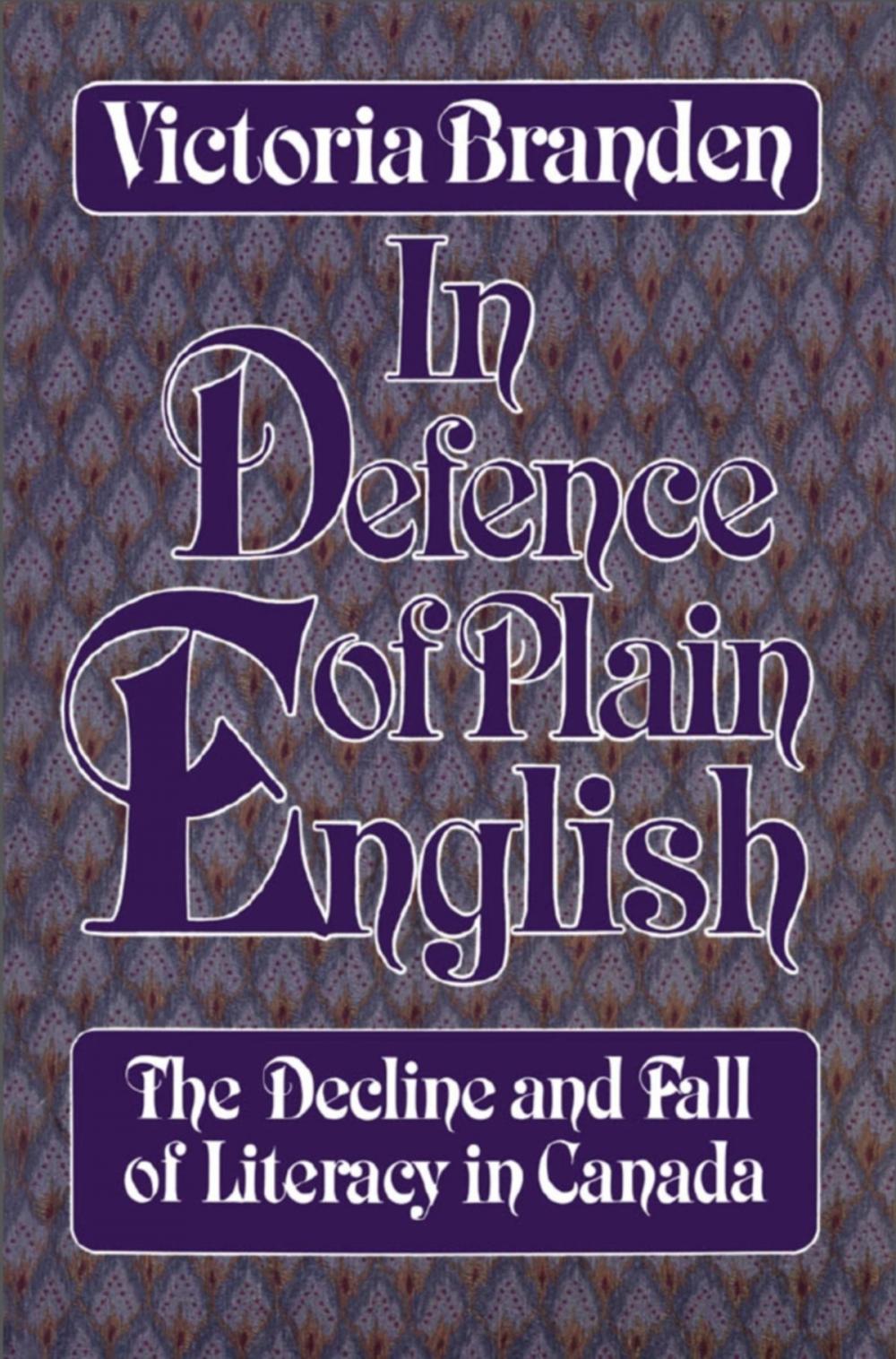 Big bigCover of In Defence of Plain English
