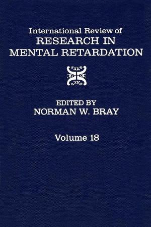 Cover of the book International Review of Research in Mental Retardation by Dobrin Toporov