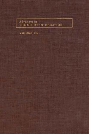 Cover of the book Advances in the Study of Behavior by Yaguo Lei